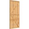 Ekena Millwork Framed Board-n-Batten Shutters w/Z-Bar, Rough Sawn Western Red Cedar, 32 1/4W x 65H, PR RBF06Z32X065RWR - alternate 2
